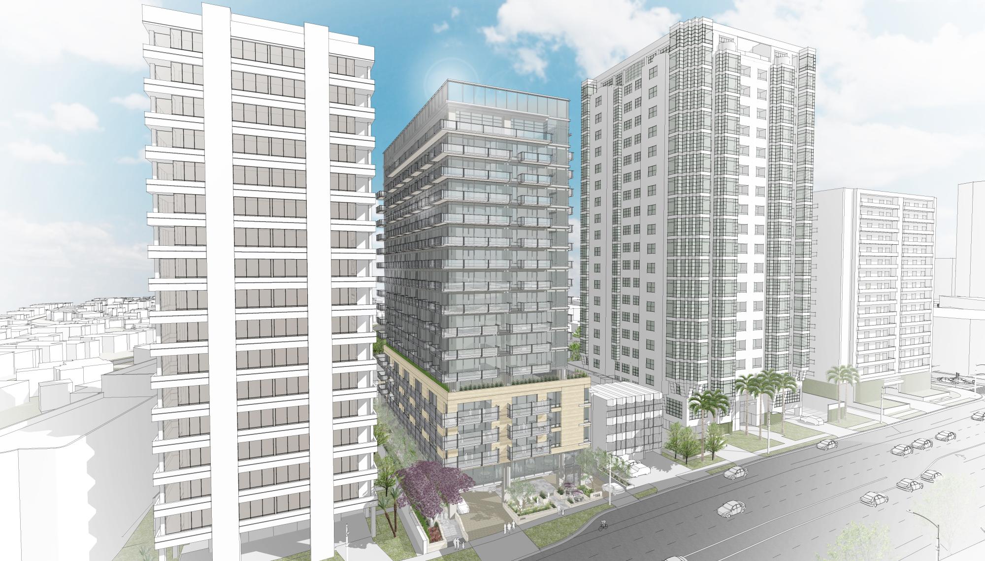 18-story senior housing complex proposed at 10354 Wilshire